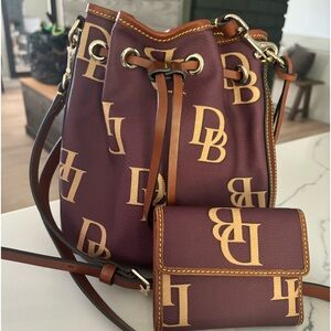 Dooney Bourke Crossbody and matching small wallet